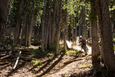 Person Mountain Biking