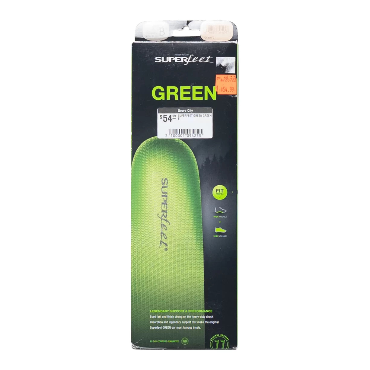 see tech specsGreen