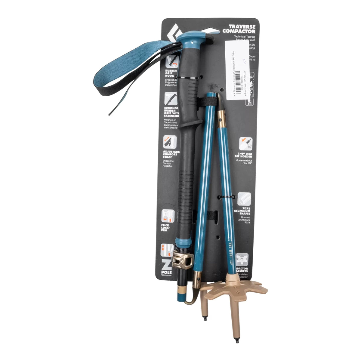 Black Diamond Traverse Compactor Ski Poles – Geartrade.com Black Diamond Traverse Compactor Ski Poles – Geartrade.com