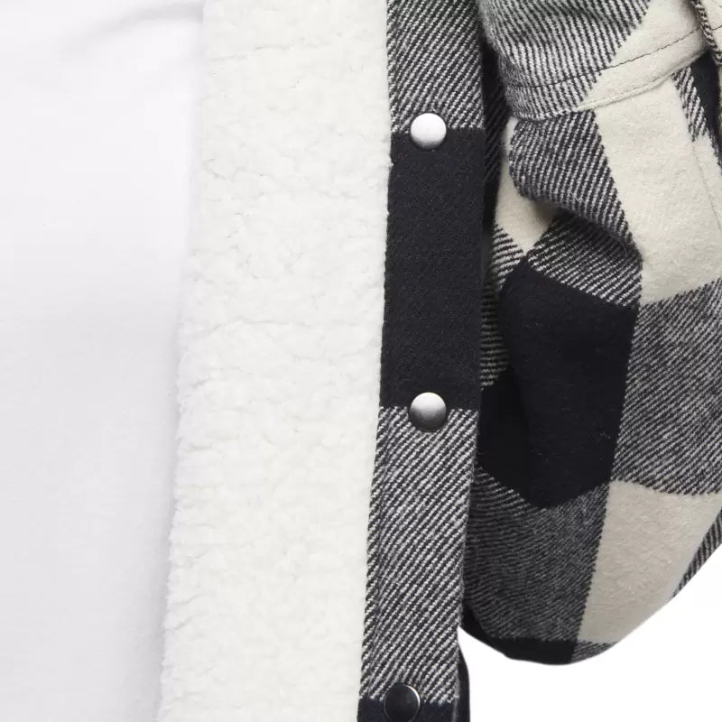 SBlack-Off White Plaid