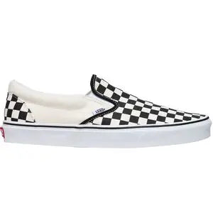 Mens 5/Womens 6.5Black And White Checker/White