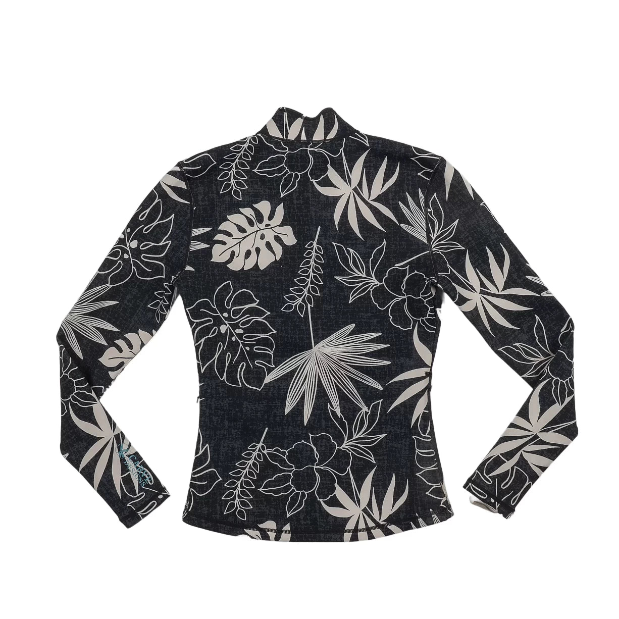 SBlack Flower Print