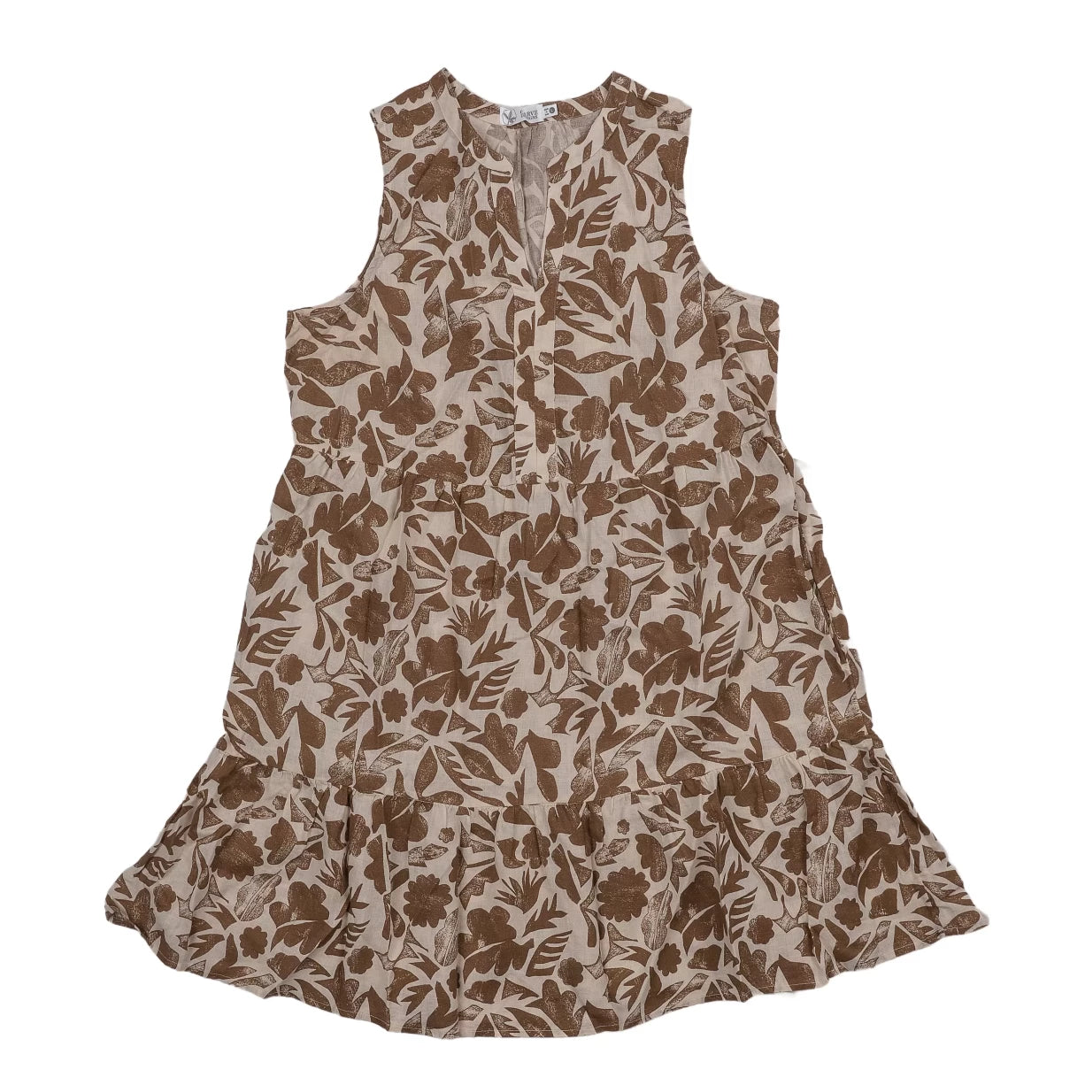 LBrown/White Print
