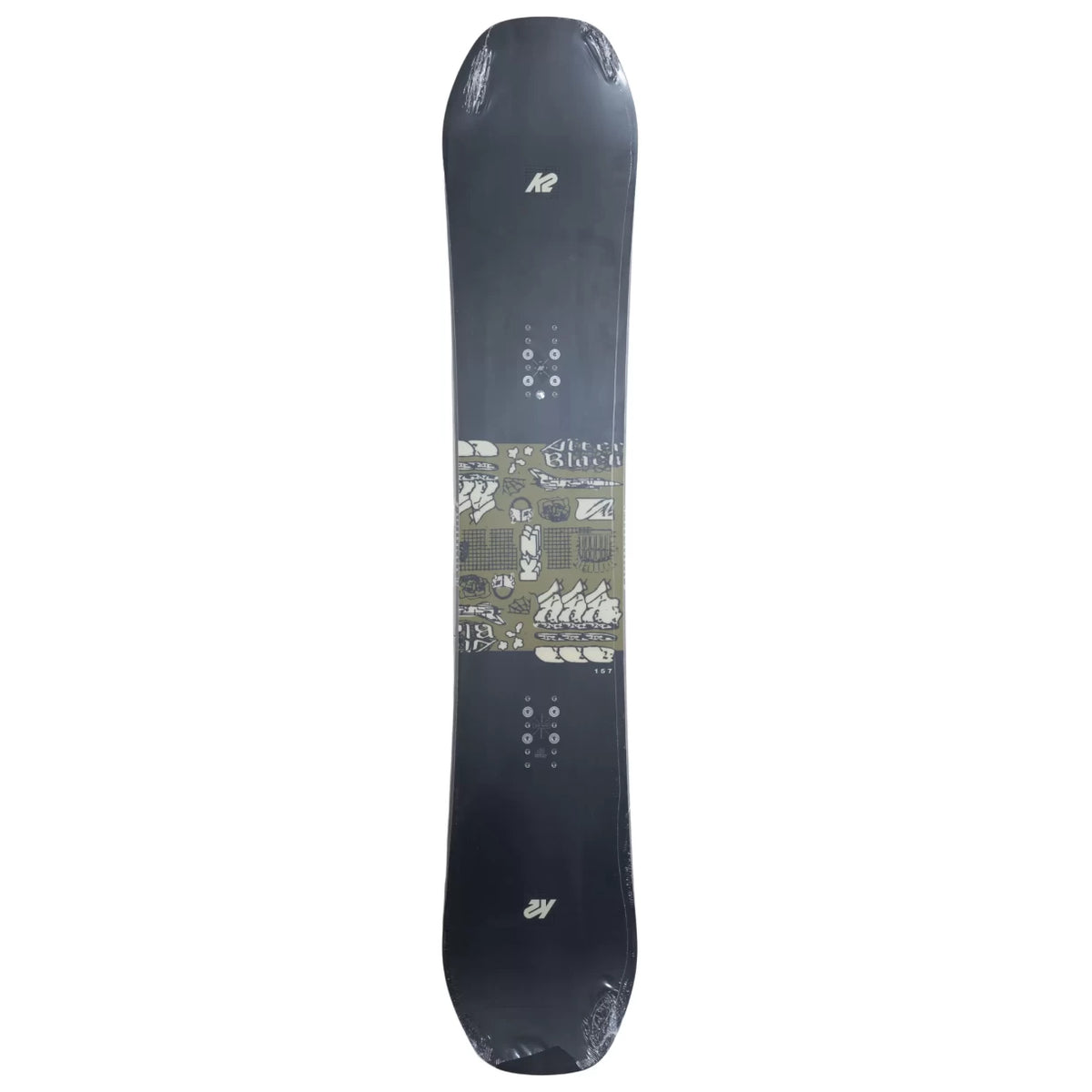 スノボ板　k2 afterblack 157cm K2 Afterblack Men's Snowboard