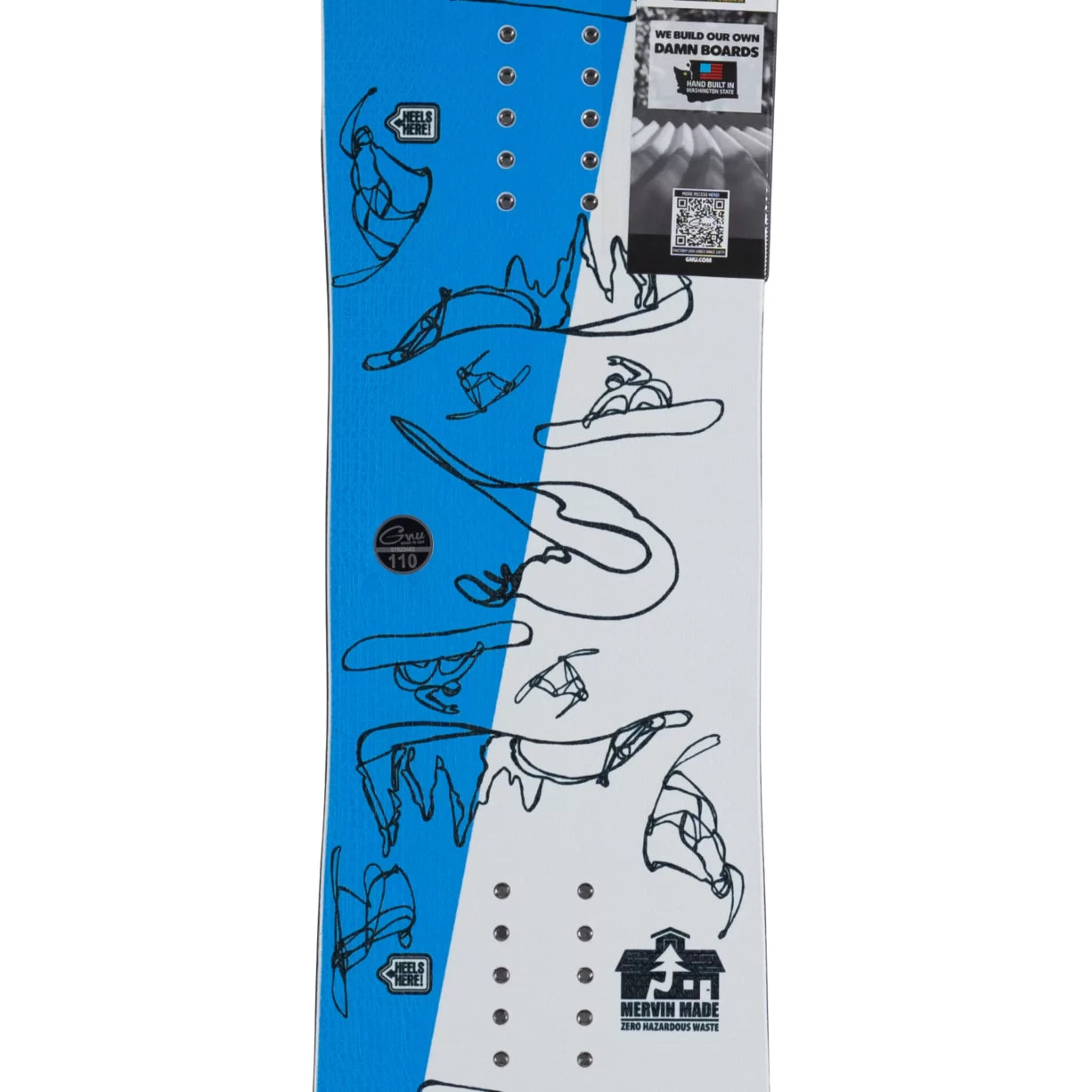 110cmWhite/Blue/Black