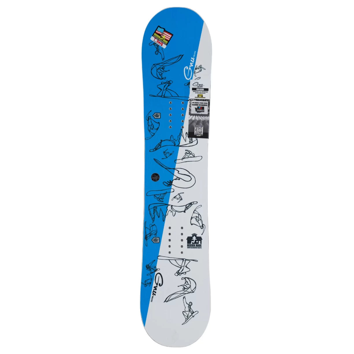110cmWhite/Blue/Black