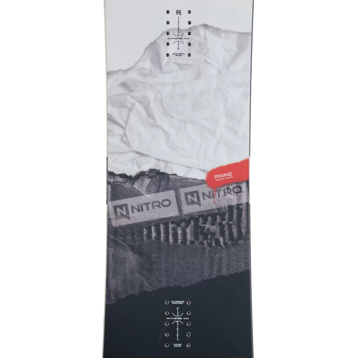 156cmWhite/Black/Red