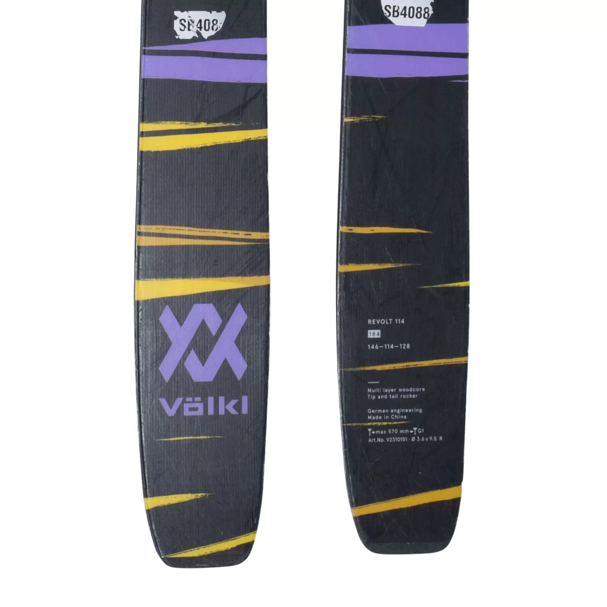 184cmBlack/Yellow