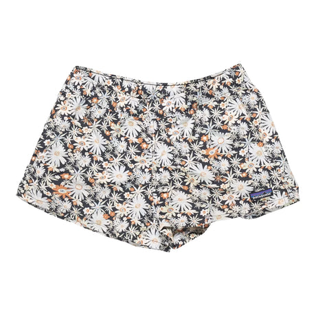 XSBlack Flower Print