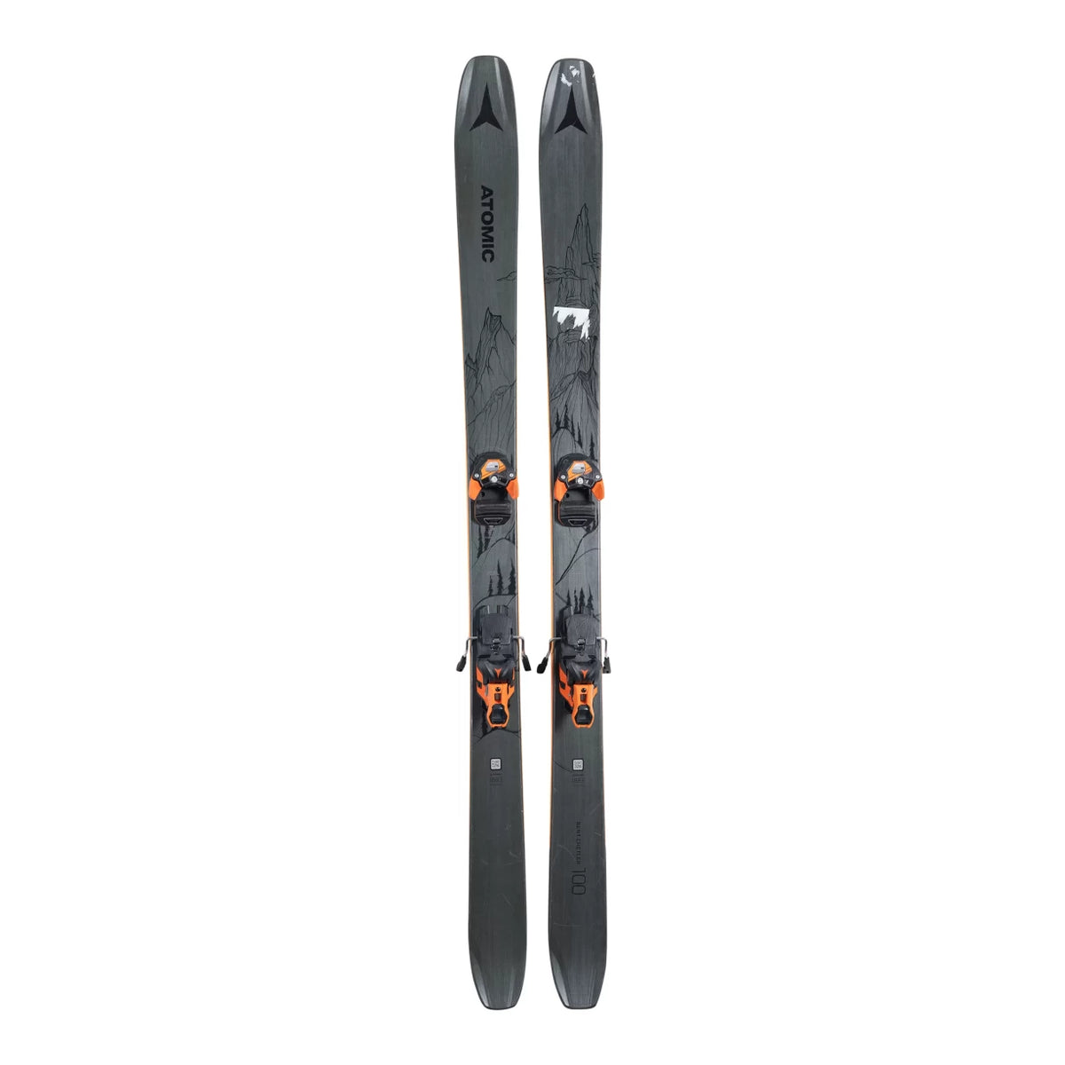 Atomic Bent Chetler 100 Skis w/ Atomic Warden 13 Bindings 2021