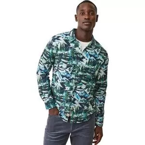 MNavy Ski Print