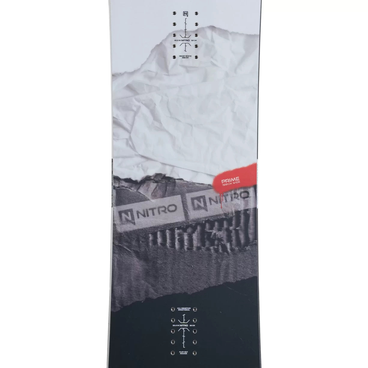 156cmWhite/Black/Red