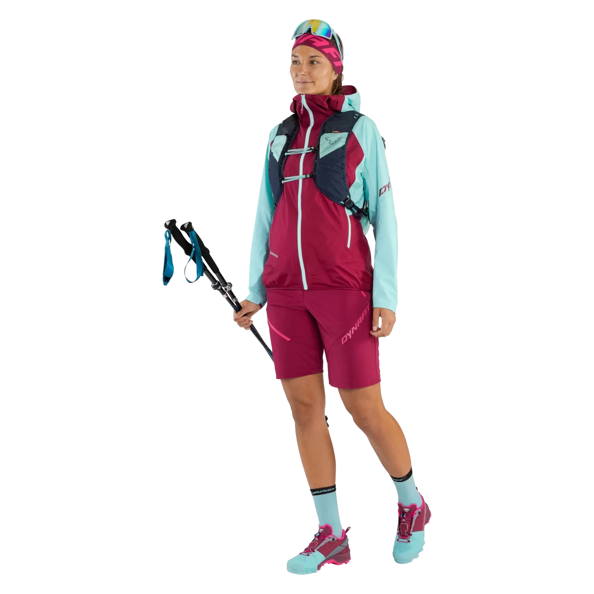 SMarine Blue / Beet Red