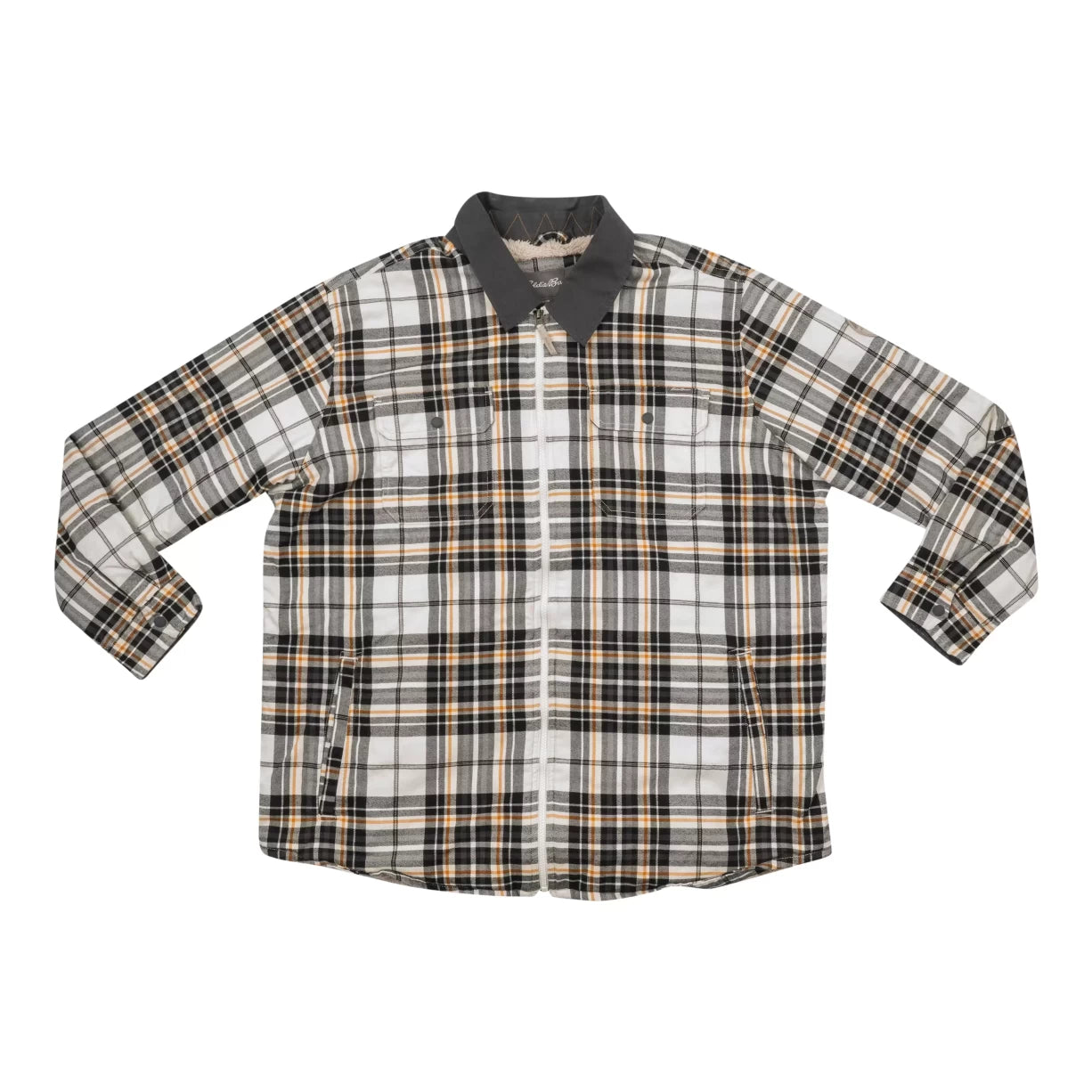 3XLWhite Plaid