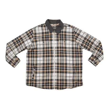 3XLWhite Plaid