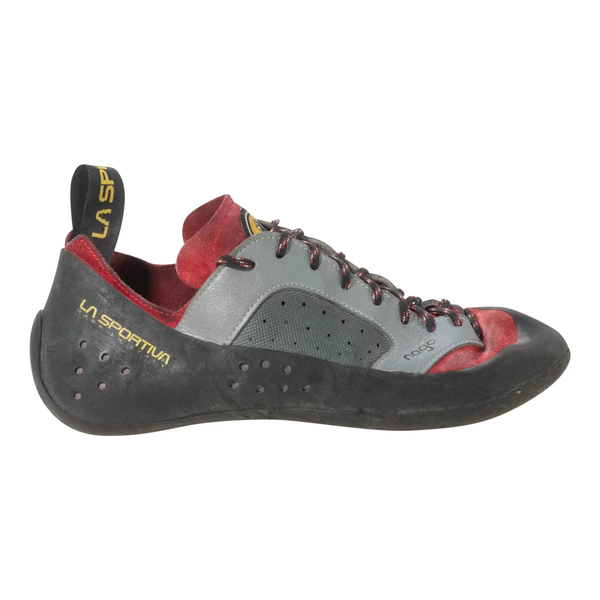 La Sportiva Nago Men\'s and Women’s Red and Gray Lace-Up Climbing Shoes La Sportiva Nago Climbing Shoes UK7.5 US8.5 | Mercari main image 2