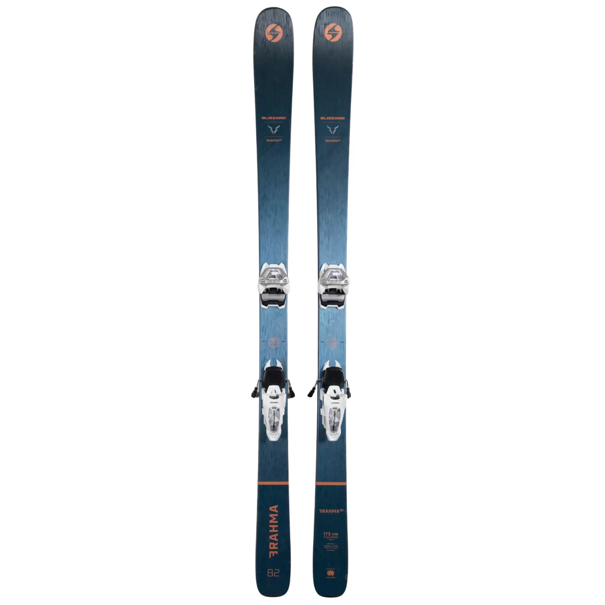 Blizzard Brahma 82 Skis 2022 w/ Marker Griffon Bindings - 173cm
