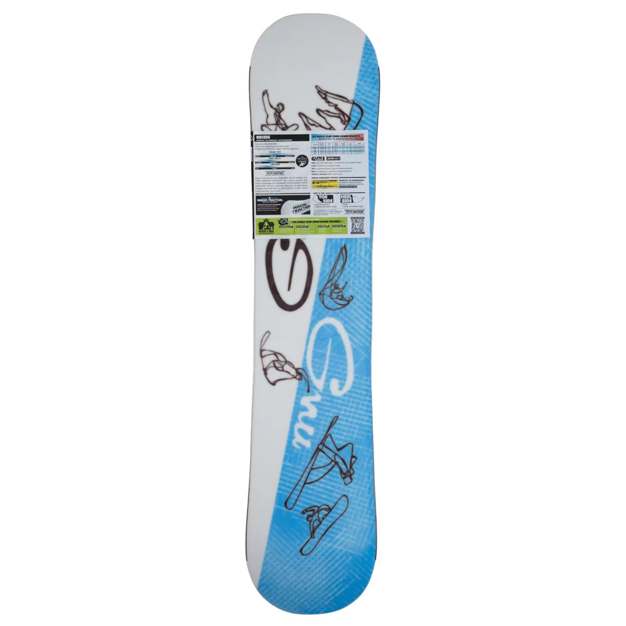 110cmWhite/Blue/Black