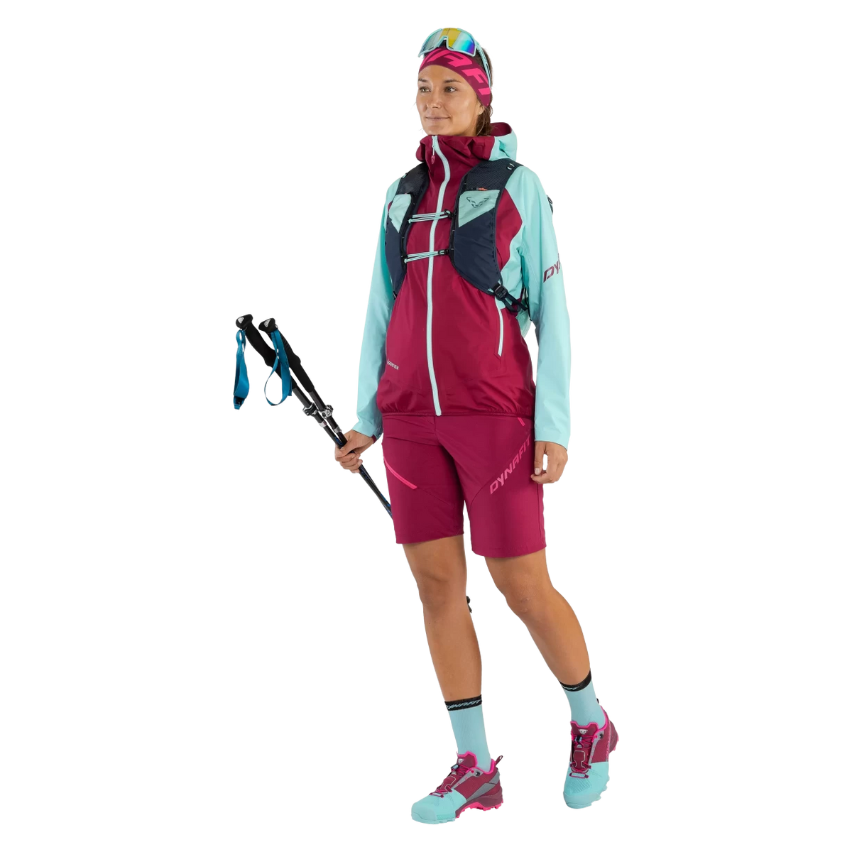 MMarine Blue / Beet Red