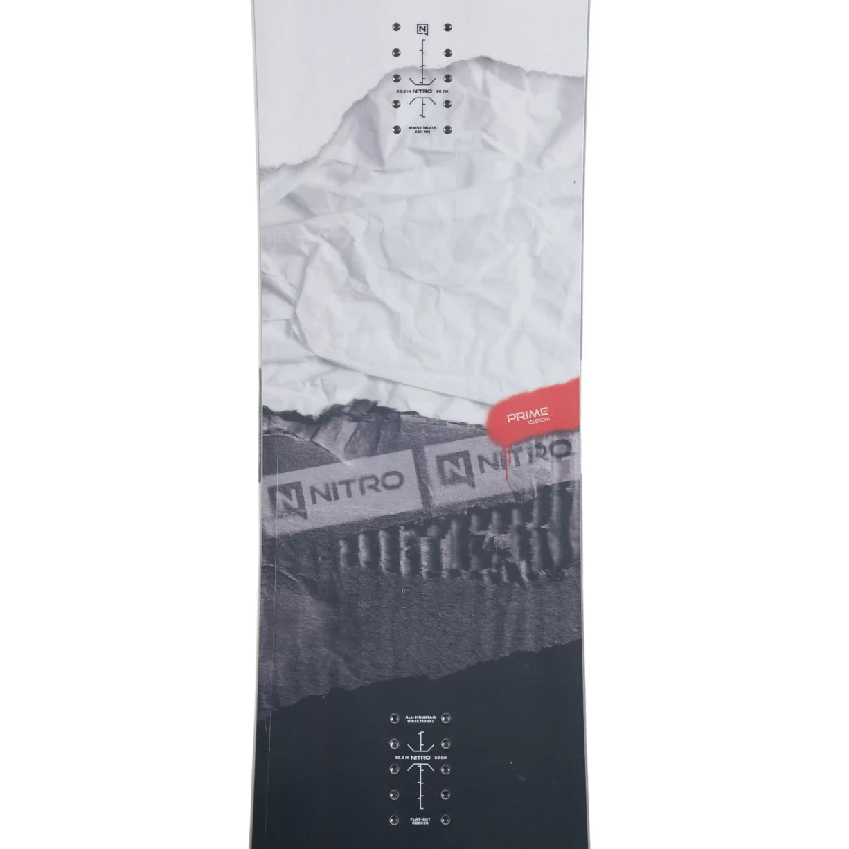 155cmWhite/Black/Red