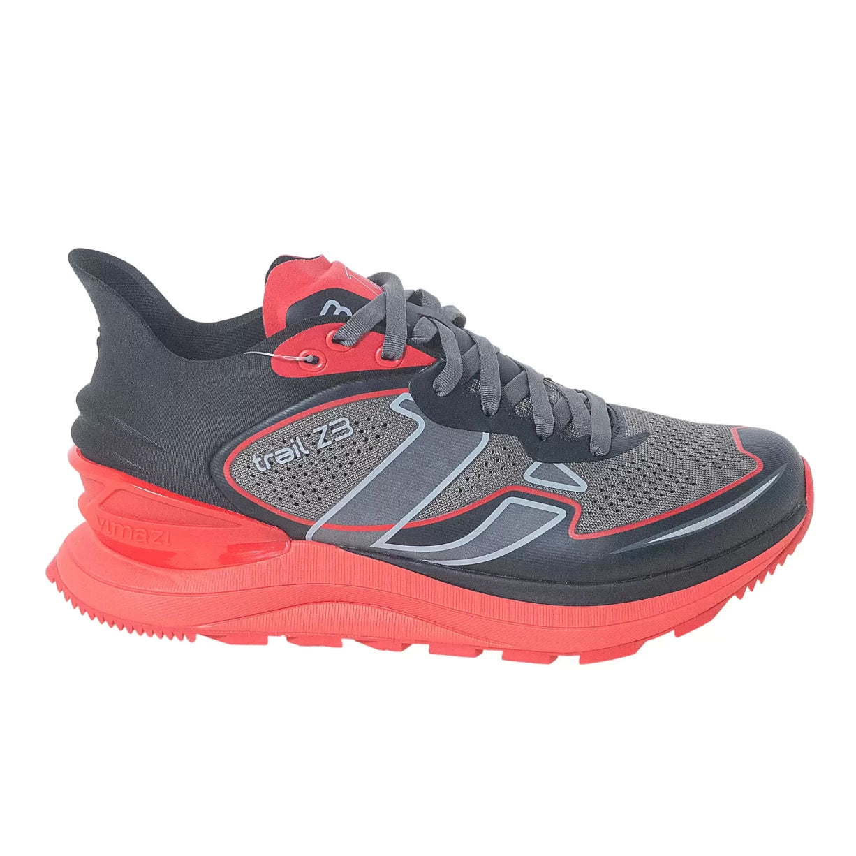 9Grey/Red