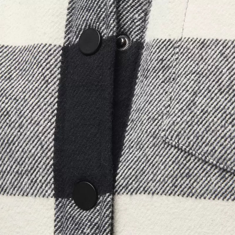 MBlack-Off White Plaid
