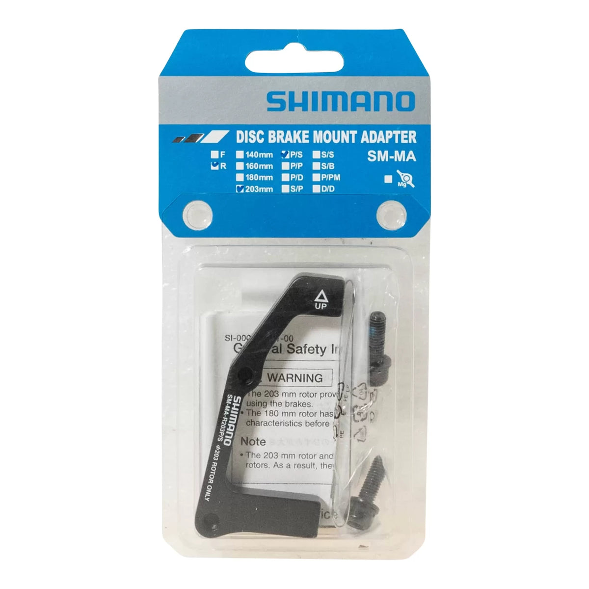 Shimano Disc Brake Mount Adapter Rear 203mm P S Geartrade shimano-disc-brake-mount-adapter-rear-203mm-p-s-geartrade