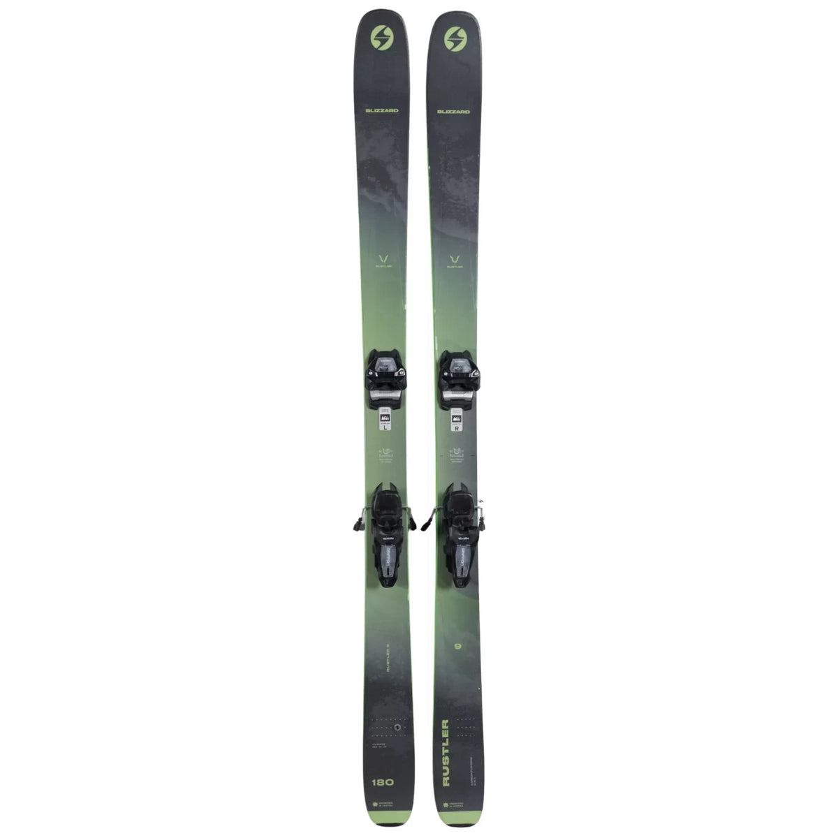 Blizzard Rustler 9 Skis 2023 w/ Marker Griffon 13 MN Blizzard Rustler 9 Skis 2023 w/ Marker Griffon 13 MN