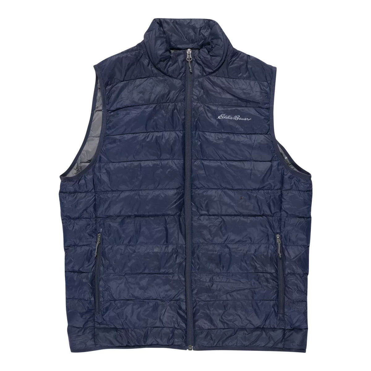 Eddie Bauer Men's Cirruslite Down Vest, Dk Smoke Htr Recycled