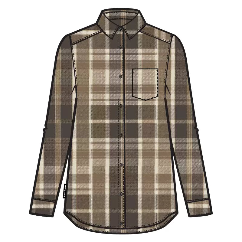 SBark Brown-Off White Plaid