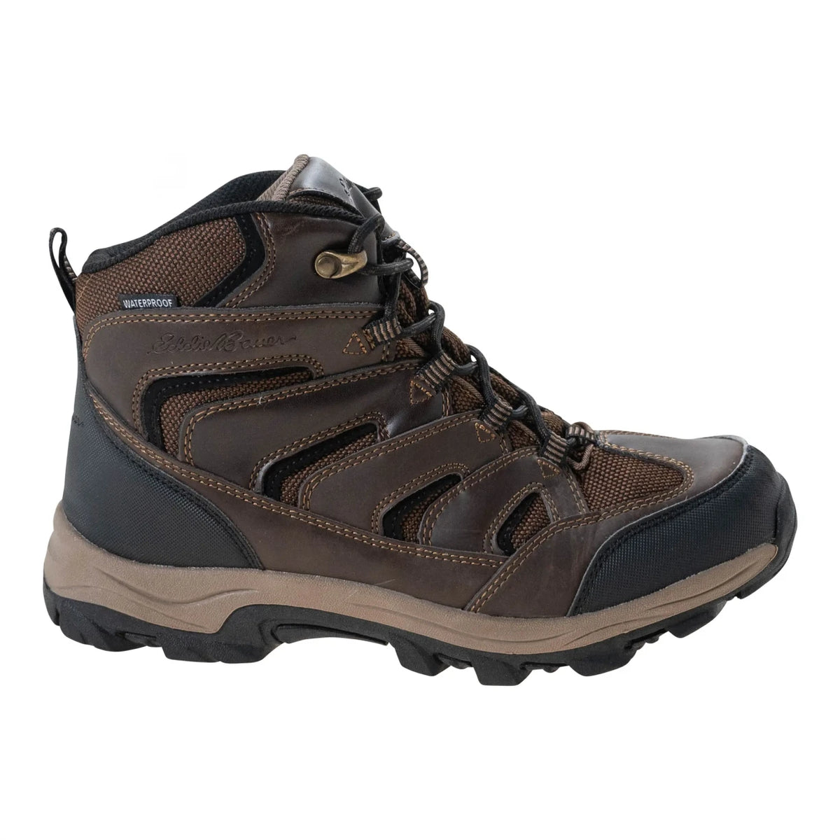 NEW Eddie Bauer WATERPROOF LEATHER HIKING BOOTS MENS Eddie Bauer Charger Waterproof Men main image 3