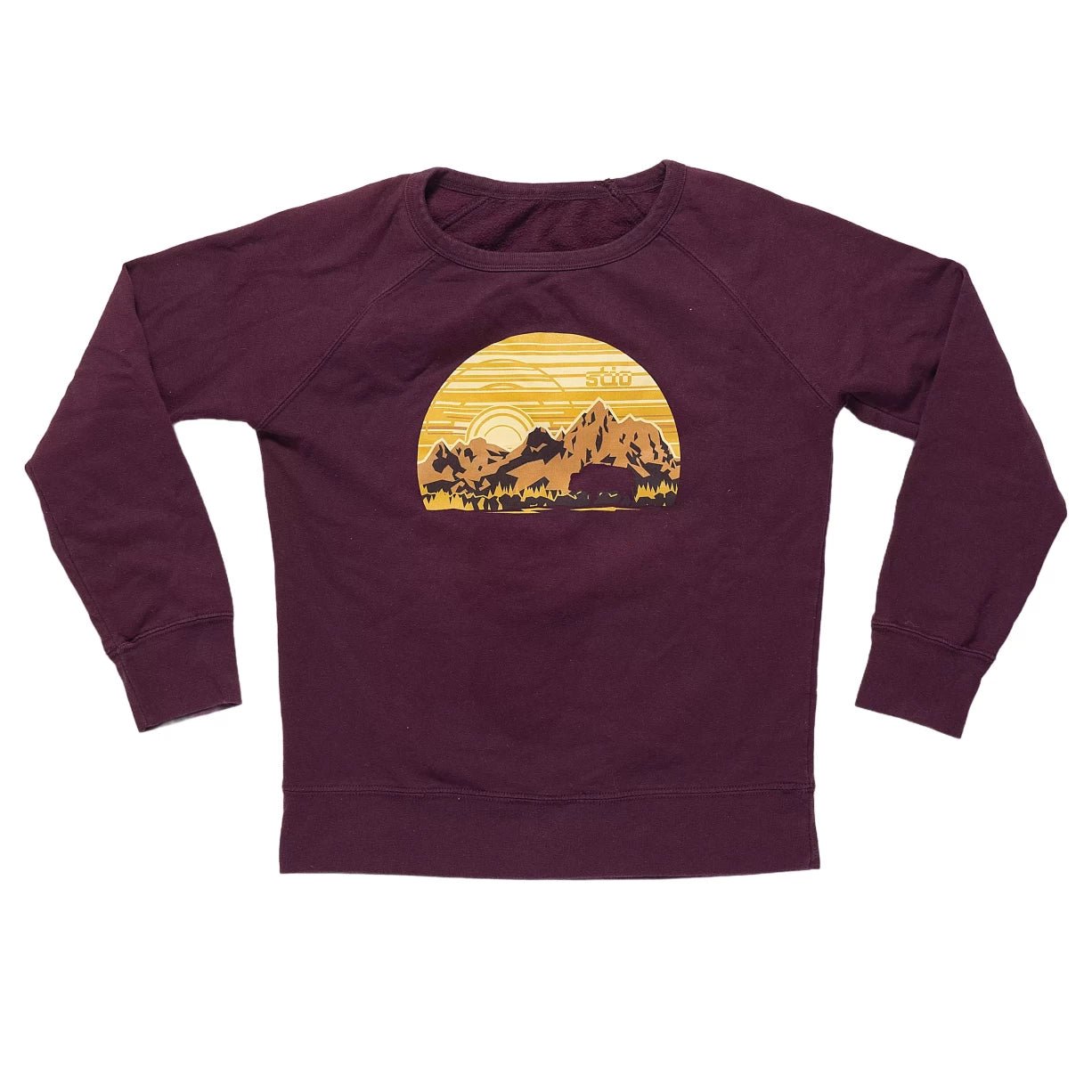 Estimated size SMaroon