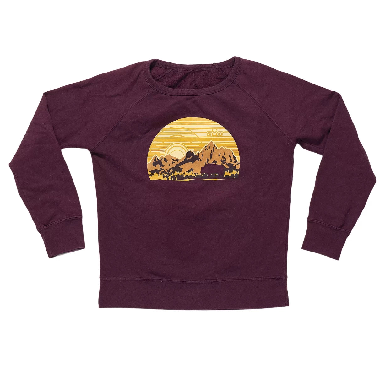 Estimated size SMaroon