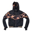 LBlack Flower Print