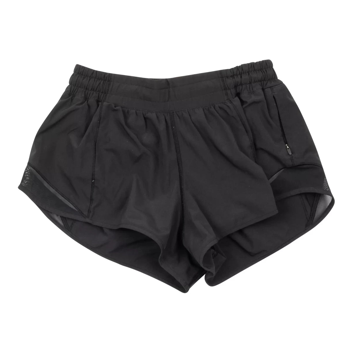 パンツ ALOUND VENTILATION BAKED SHORTS BLACK L mens-fleece-shorts-black-front