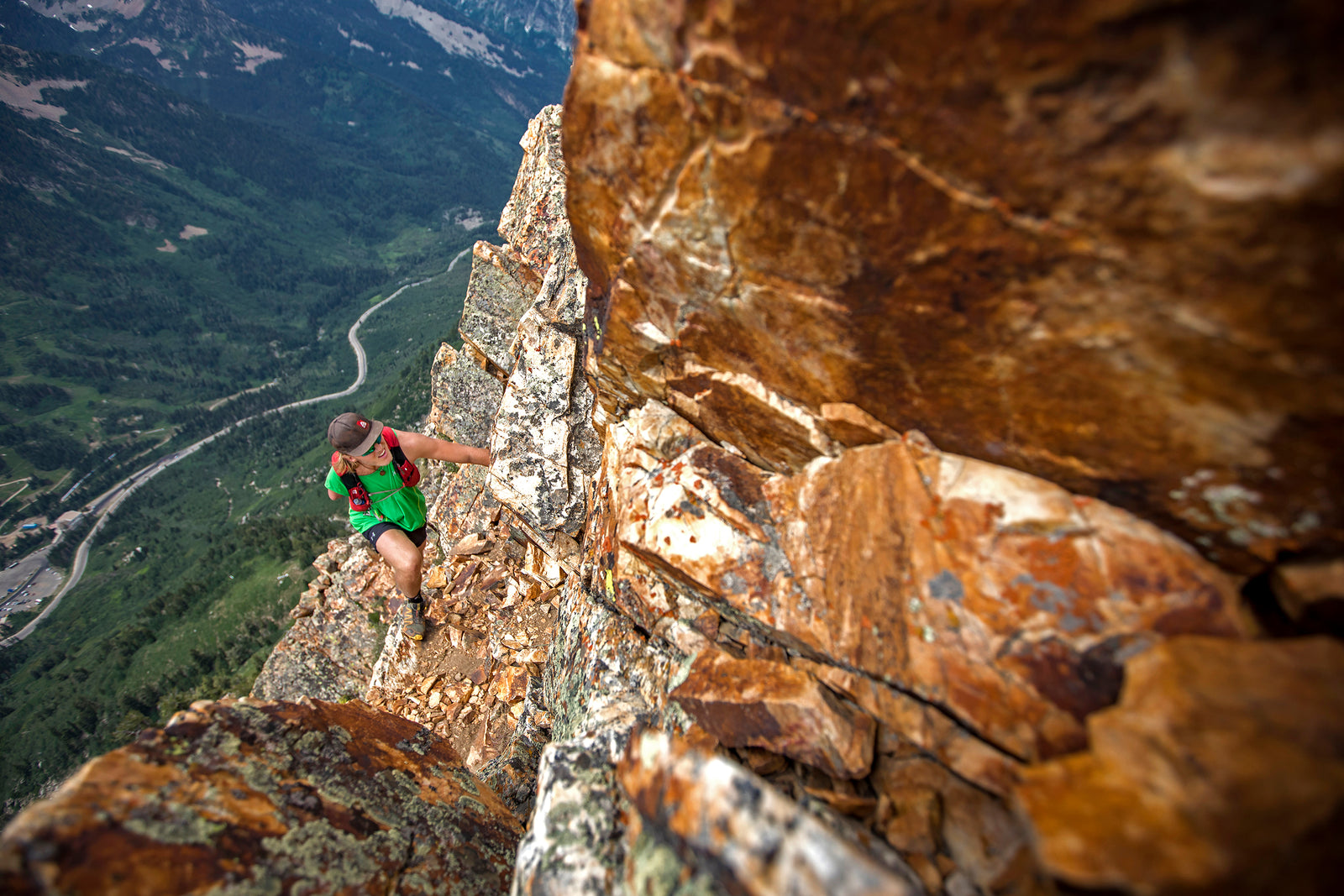 person hiking