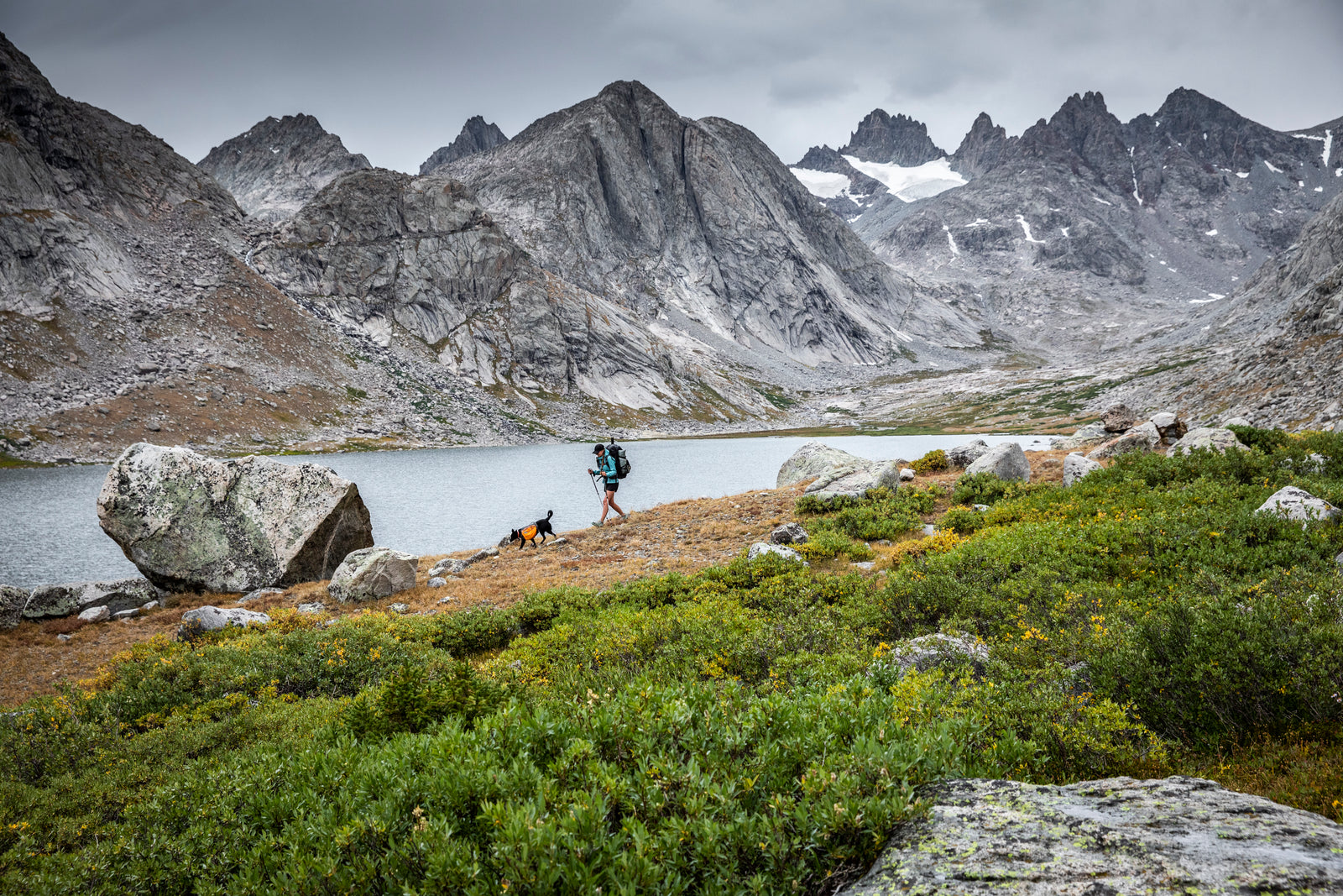 person hiking