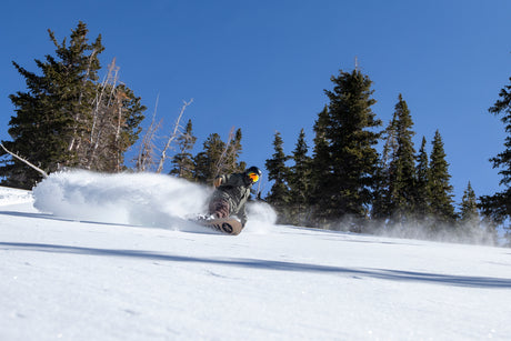 person skiing