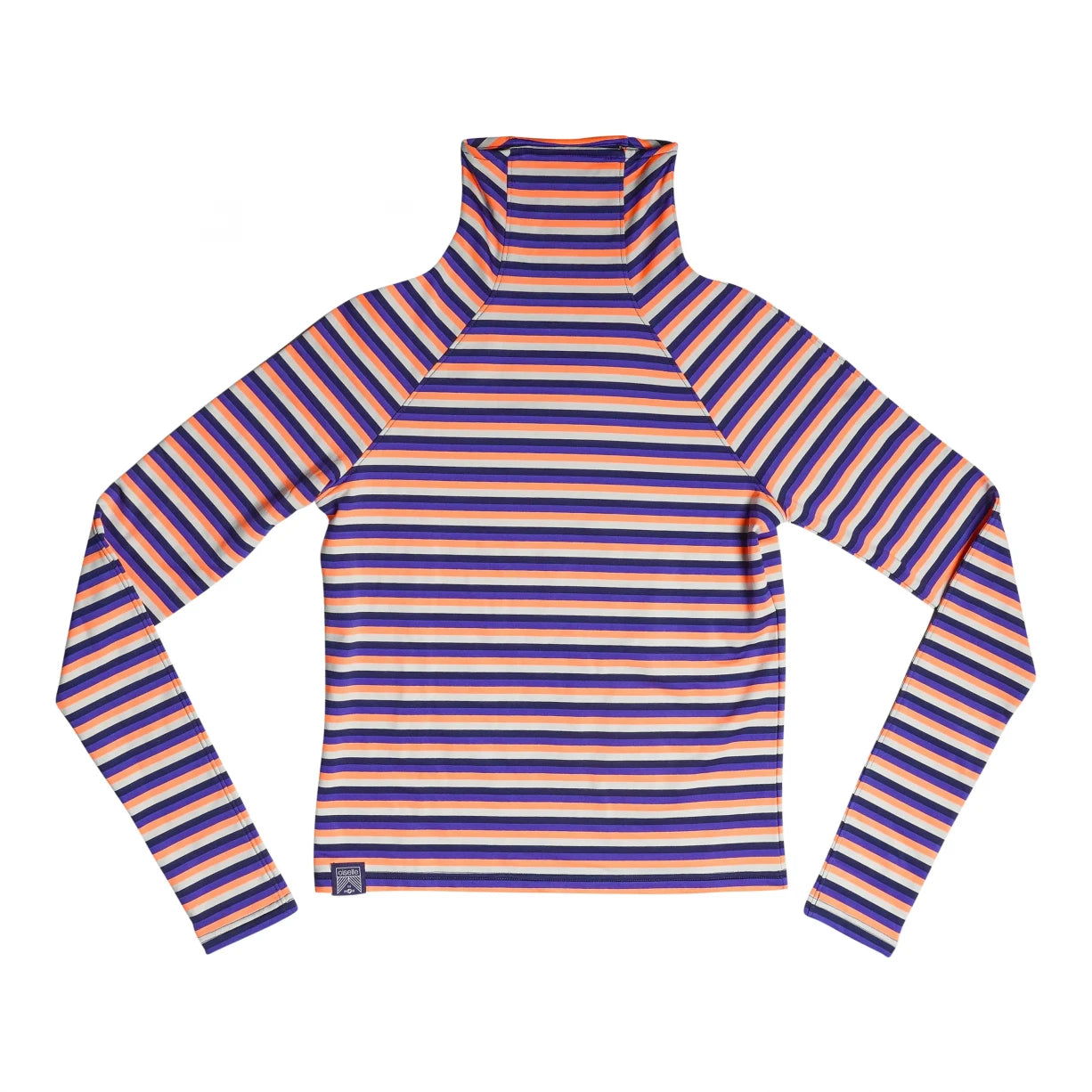 Oiselle Big Stripe Mock Neck Top 70 Off Geartrade