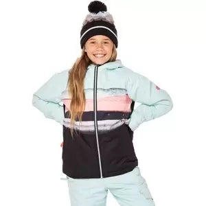MIcy Blue Sunset Stripe Colorblock