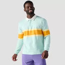 MEggshell Blue Stripe