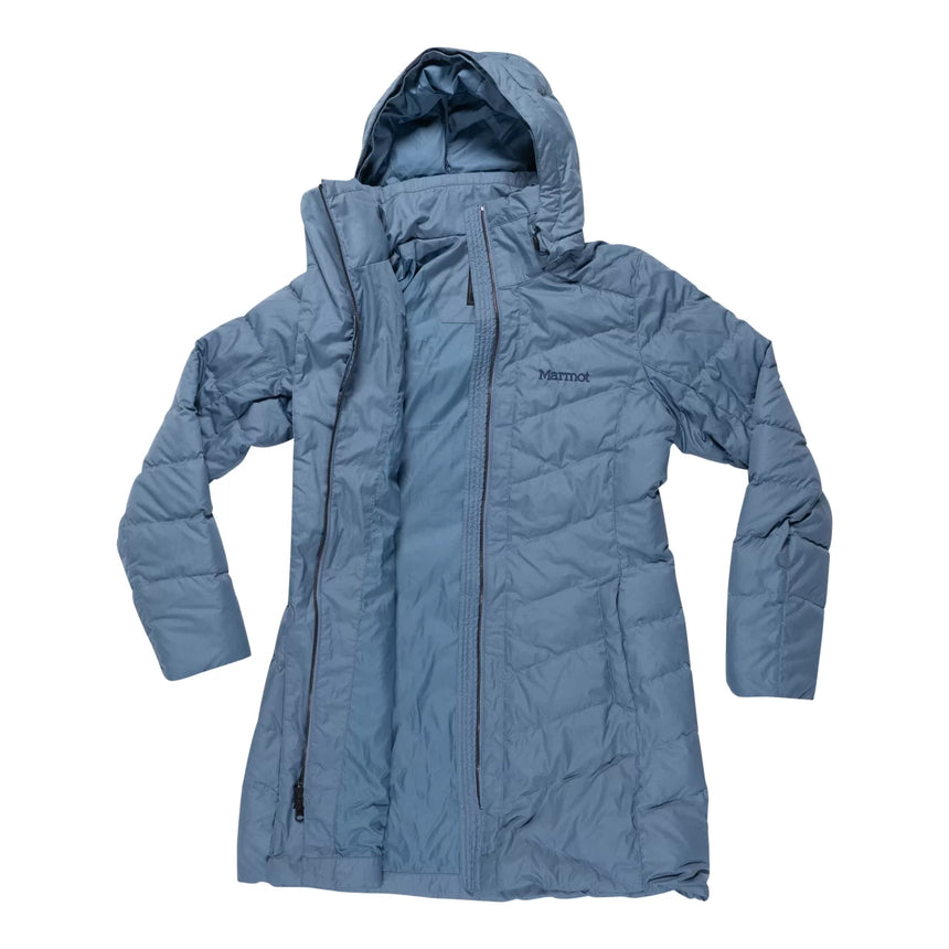 Marmot Varma Long Quilted Hooded Down Jacket Women s Clothing Geartrade
