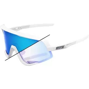 One SizeBastille LE/Pearl White Glitter/Blue Mirror Photochromic Lens