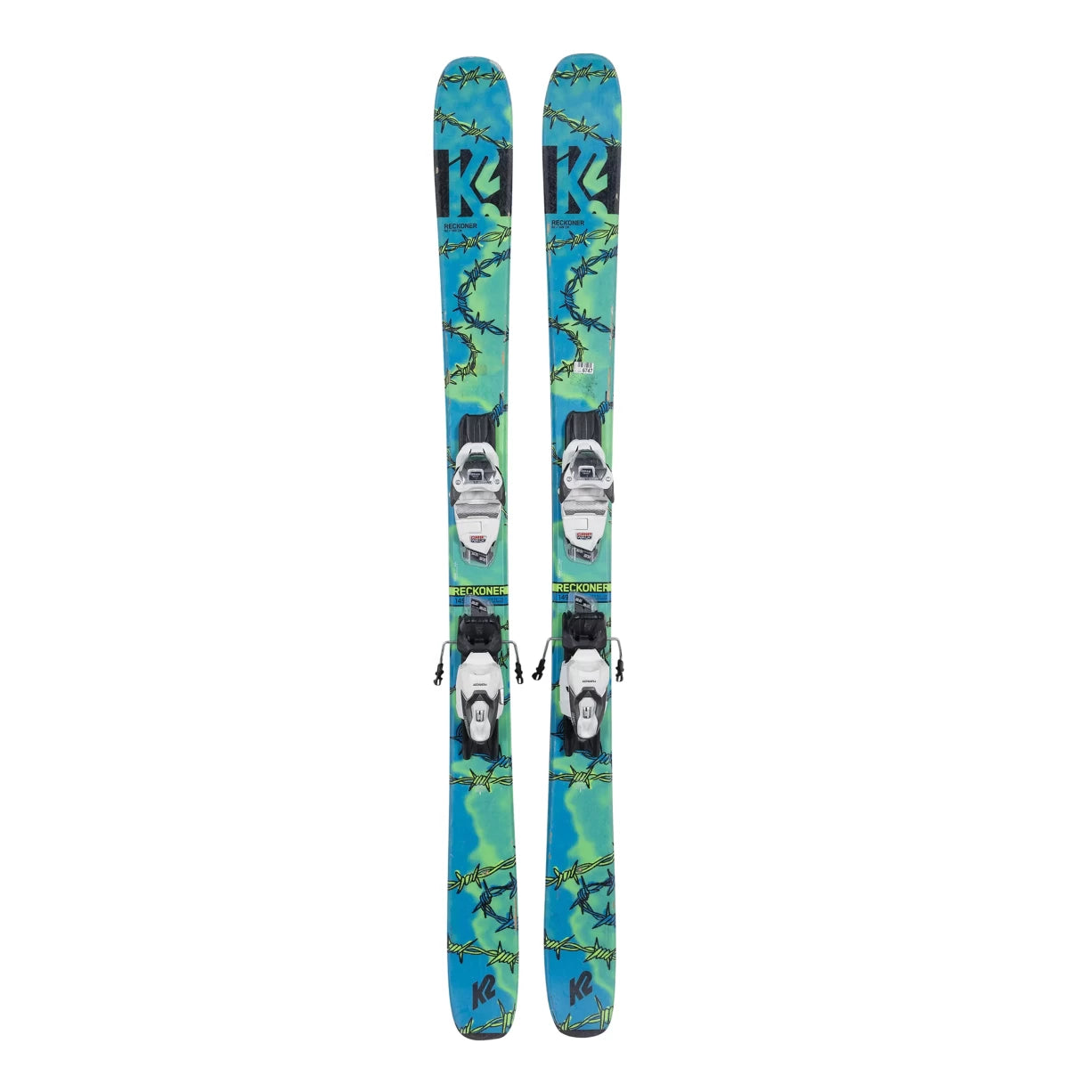 k2 green skis Reckoner 92 2022 w/ Marker FDT TF 10 GW Demo Bindings – 3D ContentCentral - Free Troxus tip design allows for Add Axel:Yes +9.00