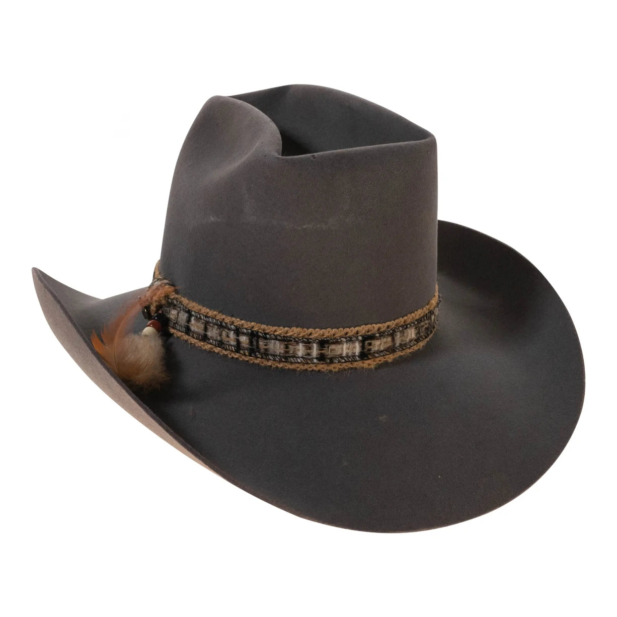 RESISTOL レジストール STAGECOACH ハット 帽子 メンズ ブラウン 7 Vintage Resistol Self Conforming Stagecoach Cowboy Hat Size 6 7