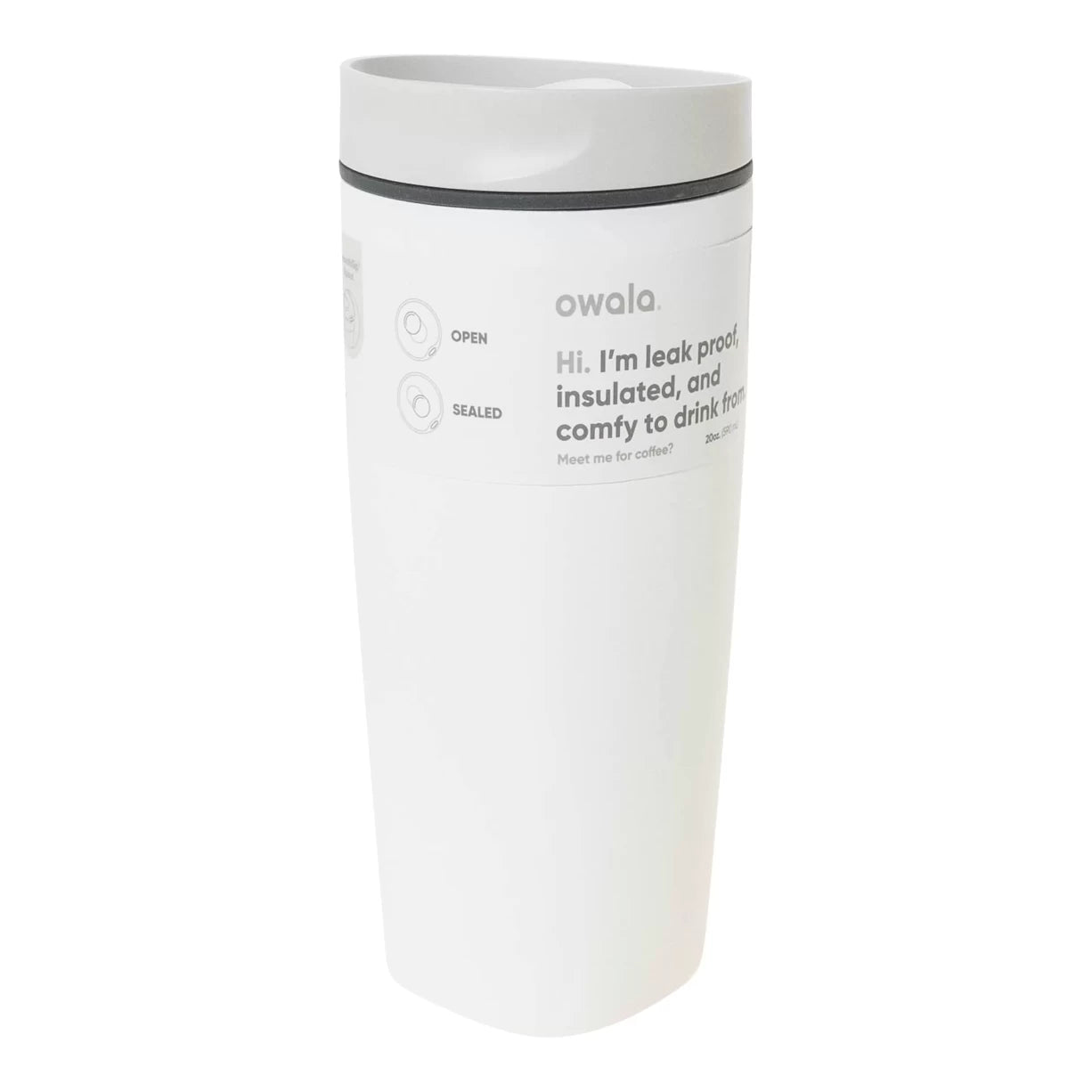 20 oz.White