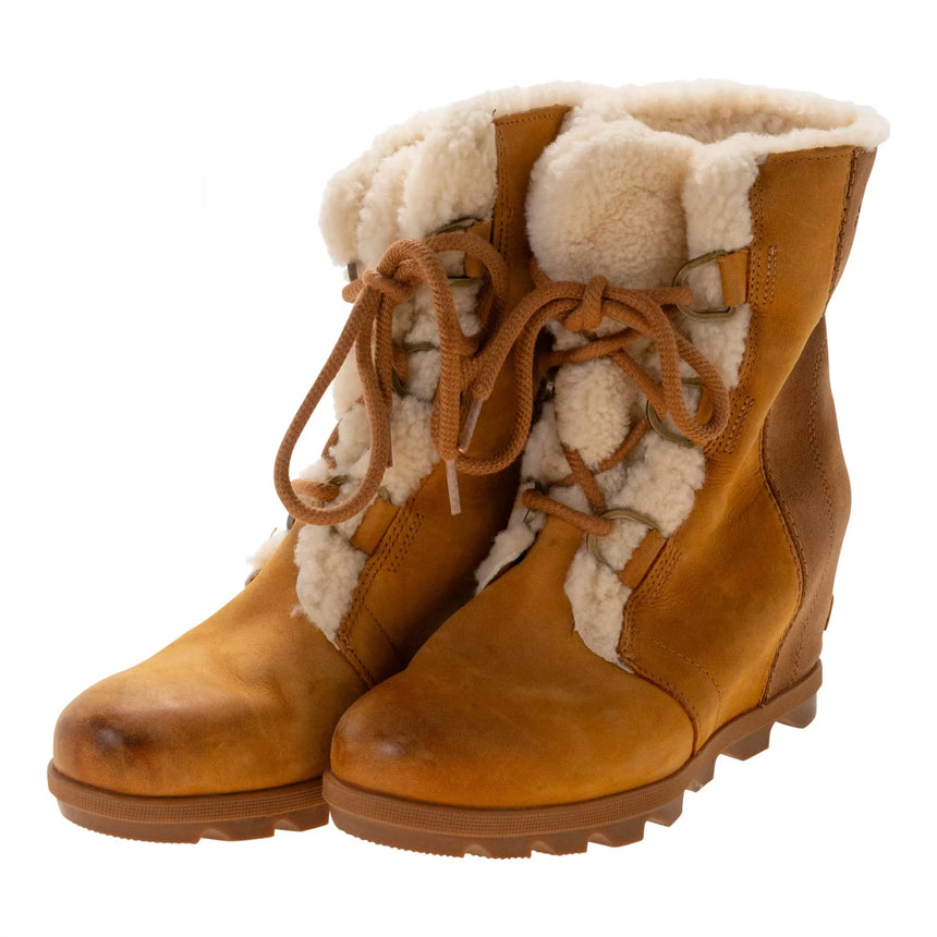 Joan of arctic wedge ii genuine shearling bootie hot sale