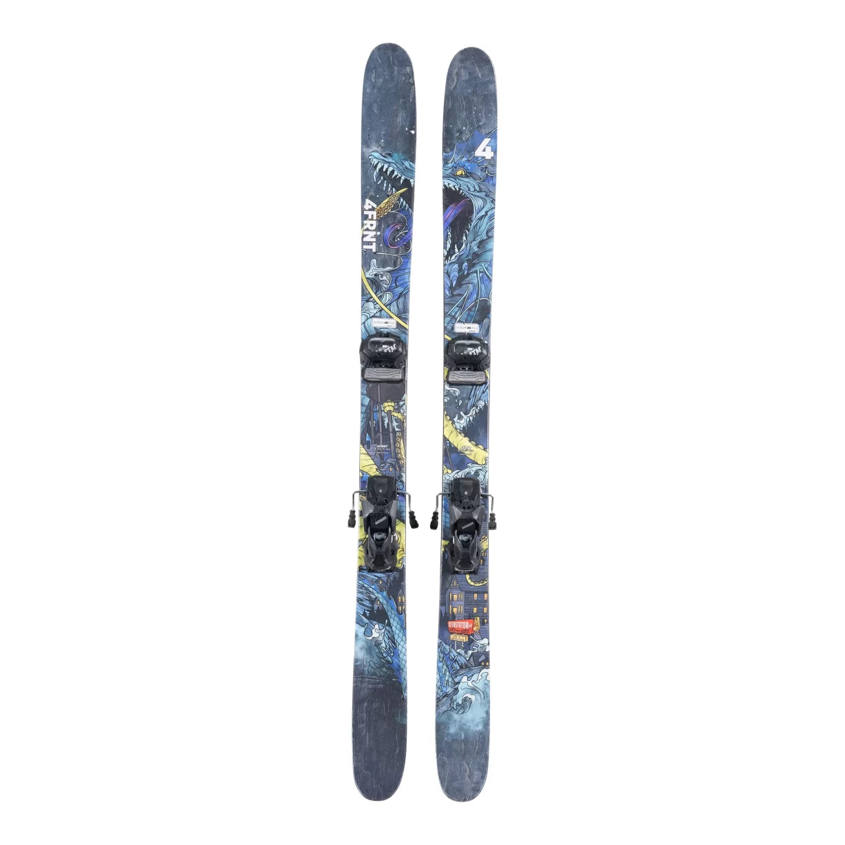 4FRNT Devastator Jr Skis w/ Tyrolia Attack 13 GW Bindings