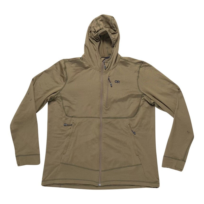 Outdoor Research Vigor Grid Fleece Full Zip Hoodie Men s Clothing Geartrade