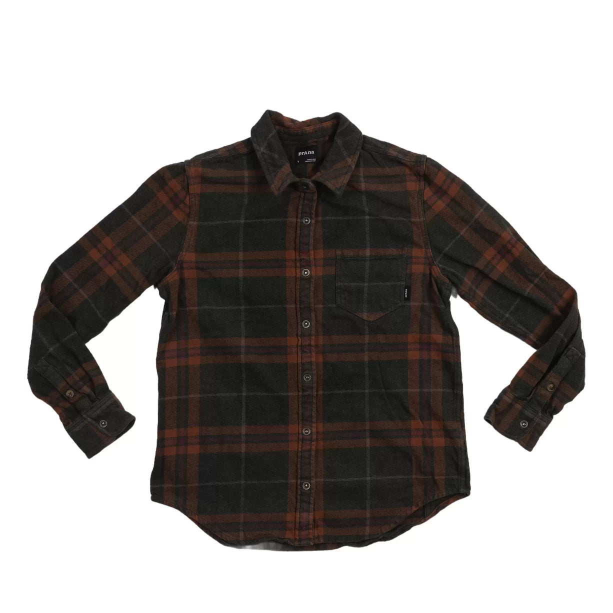 SGreen Orange Plaid